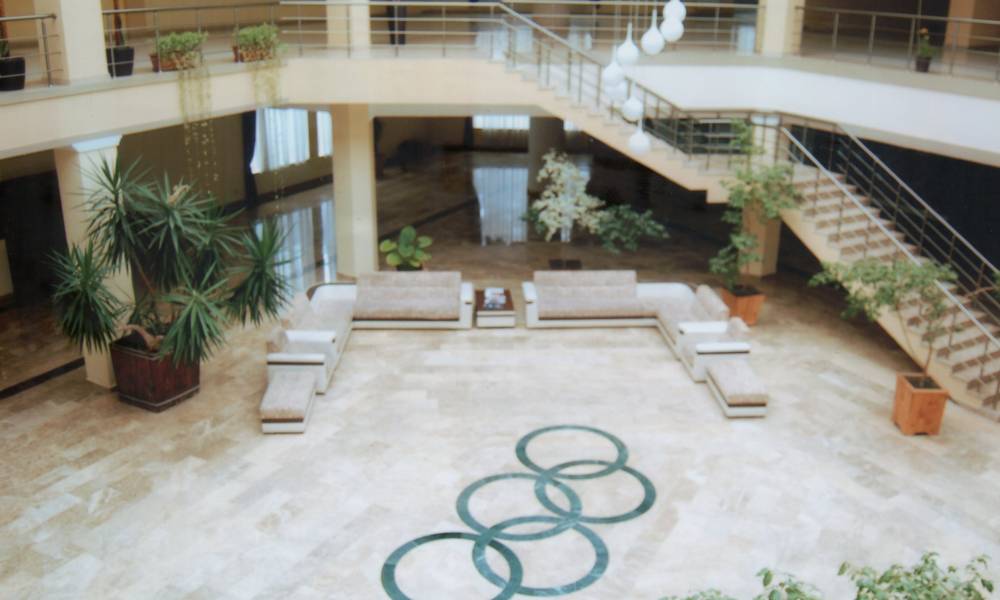 Lobby and reception area.