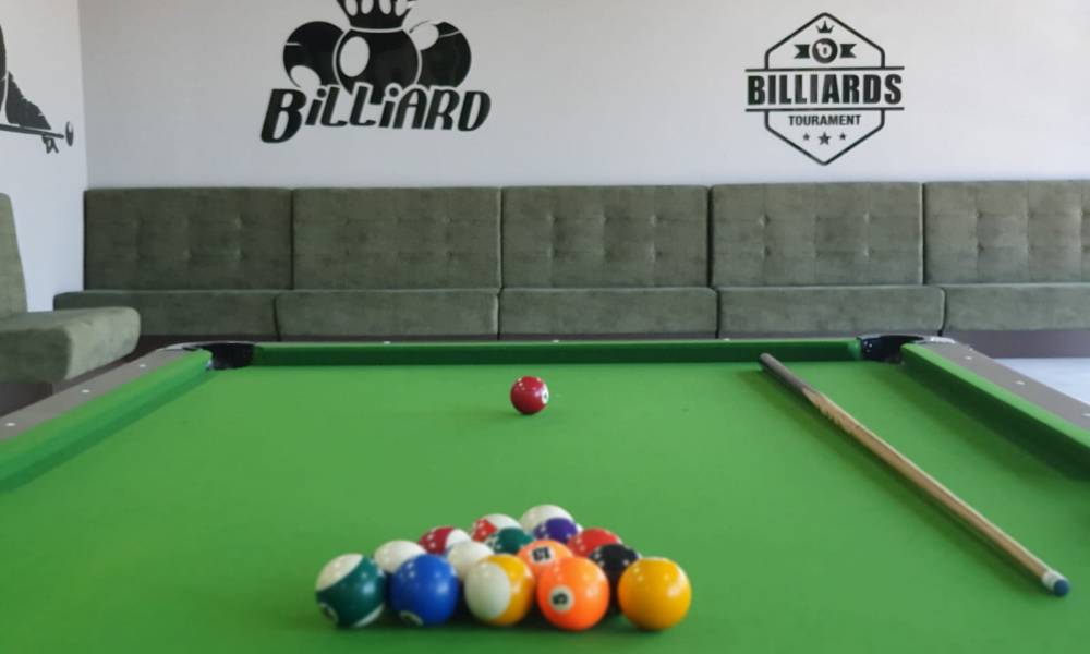 Billiard. Table sport activity