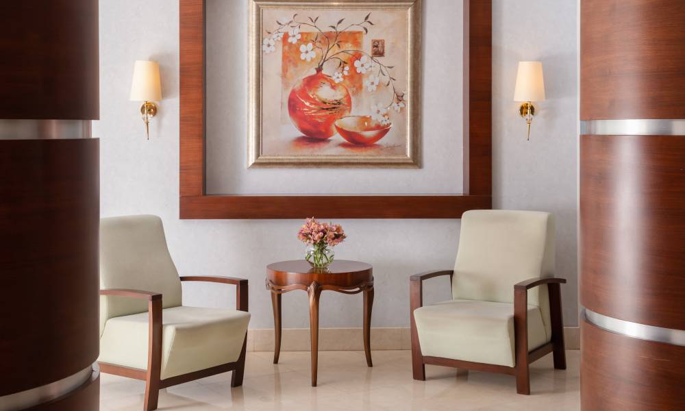 Qaşaltı Health Hotel Naftalanda istirahət edin və əyləncə məkanımızdan həzz alın. İstirahət və istirahət üçün mükəmməldir!