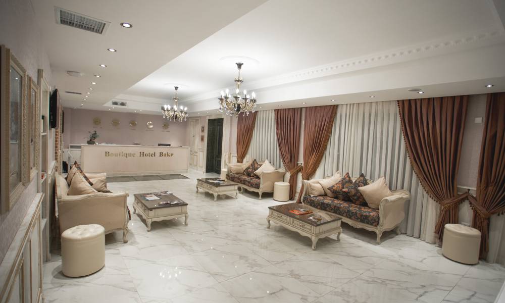 Boutique Hotel Baku-da butik zərifliyini yaşayın. Qəşəng qəbulumuz gəlişinizi gözləyir.