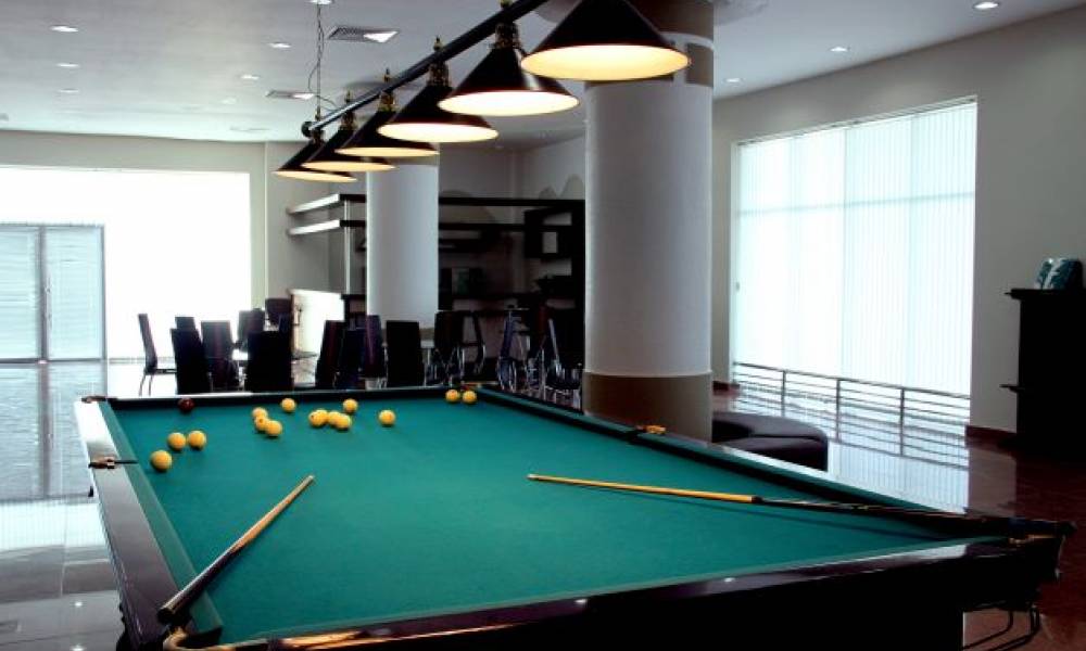 Billiard. Table sport activity