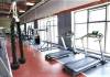 Fitness center. Gym. Indoor sports activities