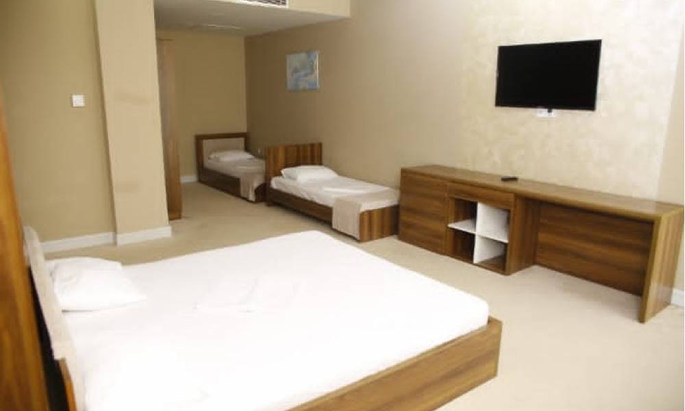 Family room with French beds