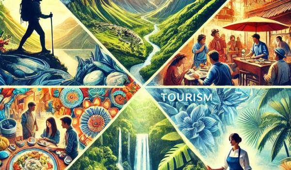 Types of tourism and distribution around the world.